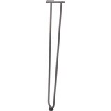  Ukosne noge za konzolne stoliće za konzolni stol 4 kom. Prirodni čelik 72 cm Puni čelik | shoptok.hr