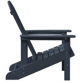  Adirondack stolica Mornarsko plava 82 x 74 x 92 cm HDPE | shoptok.hr