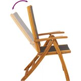  7-dijelni vrtni blagovaonski set od drva bagrema i tekstilena | shoptok.hr