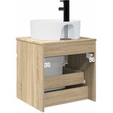  Umivaonik s policom za zid Hrast sonoma 49 x 44,5 x 65 cm | shoptok.hr