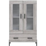  Visoka komoda siva boja hrasta 69,5x31x115 cm konstruirano drvo | shoptok.hr