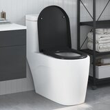  WC daska Crna 49 x 36 x 4 cm Duroplast | shoptok.hr