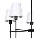  Luster na šipci MADELA 5xE14/40W/230V bela/crna | Eponuda.com