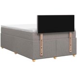  Boxspring krevet s madracem Sivosmeđa 120 x 190 cm Tkanina | shoptok.hr