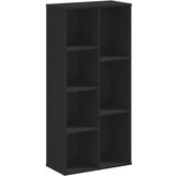 Maison Chic Knjižna omara - Knjižni regal črna 50x25x105 cm inženirski les, (21724657) Cene