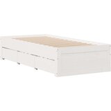 vidaXL Okvir kreveta bez madraca s ladicama bijeli 90x190 cm borovina | shoptok.hr