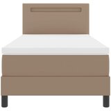  Krevet s opruga kutije s madracem Boja cappuccina 100 x 200 cm | shoptok.hr