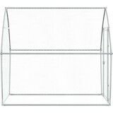  Kokošnjak srebrn 200x105x182 cm pocinkano jeklo | Shoptok.si