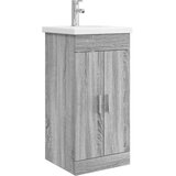  Kupaonski umivaonik s sudoperom Siva Sonoma 42 x 40 x 84,5 cm | shoptok.hr