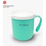 VIIDA Soufflé dječja šalica, antibakterijski nehrđajući čelik - tirkizno zelena | shoptok.hr
