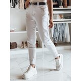 DStreet Spodnie damskie jeansowe LIKEMELOO mom fit białe Cene