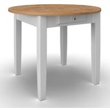 Bessagi Home Jedilna Miza Camden, Bela, Barve Bora, Ø 100cm u