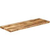 Stolna ploča sa živi rub 120x40x3 8 cm masivno grubo drvo manga | shoptok.hr