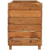 In Visoka greda 150x40x55 cm reciklirana tikovina in jeklo | Shoptok.si