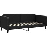  Dnevni krevet s madracem crni 80 x 200 cm od tkanine | shoptok.hr