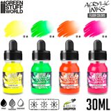 Green Stuff World Fluor Acrylic Inks Set – 4 boje | Eponuda.com