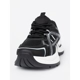 Shelvt Black sneakers with a breathable upper and a chunky white sole | shoptok.hr