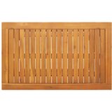 Bistro set s jastukom 5 pcs Prirodna nafta Čvrsto drvo akacije | shoptok.hr