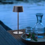  LED prigu&amp;scaron;iva dodirna solarna lampa LED/3W/5V USB 1800 mAh IP44 crna Slike