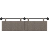  Držeće uzglavlje Zidne Sivi 170 x 55 x 5 cm Antikni PU - Sivi 160 cm bez LED | shoptok.hr