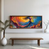 WALLXPERT FAH169-120 Multicolor Decorative Framed MDF Painting | Eponuda.com