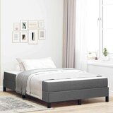 vidaXL Postelja z vzmetnico Drugo Temno siva 120 x 190 cm blago | Shoptok.si