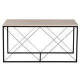 Hanah home defne - black, marble blackmarble coffee table set | ePonuda.com