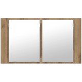  Kupaonski ormar s ogledalom Umjetnički hrast 80 x 12 x 45 cm | shoptok.hr