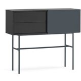 Teulat Crni/antracitno sivi pomoćni stol 35x110 cm Nube – | shoptok.hr