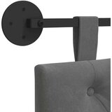  Držeće uzglavlje Zidne Tamno siva 90 x 55 x 7 cm Baršun - Tamno siva 80 cm bez LED | shoptok.hr