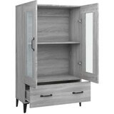  Visoka komoda boja hrasta sonome 70x31x115 cm konstruirano drvo | shoptok.hr