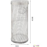 Lifetime Okrugla rešetka za roštilj, 20 cm, Srebrne boje Cene