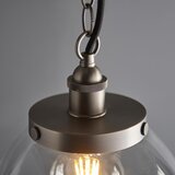  Endon 106896 - Luster na lancu HANSEN 1xE27/10W/230V matni hrom | Eponuda.com
