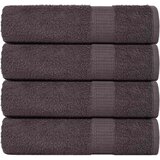 vidaXL Ručnici za kupanje 4 kom antracit 100x150 cm 360 gsm 100% pamuk | shoptok.hr