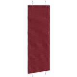  Plisirana zavjesa Bordo crvena 80x200 cm Širina tkanine 79,4 cm Poliester | shoptok.hr