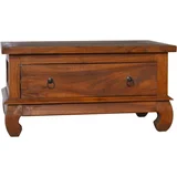 vidaXL Klubska mizica 80x50x40 cm trdna tikovina, (20711304)