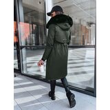 DStreet Kurtka zimowa damska parka LUSTER zielona | shoptok.hr
