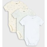 Sinsay Pamučni body s cvjetnim uzorkom 3 pack | shoptok.hr