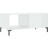  Stolić za kavu sjajni bijeli 90 x 50 x 40 cm konstruirano drvo | shoptok.hr