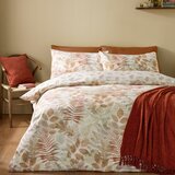 Catherine Lansfield Rjava podaljšana posteljnina za zakonsko posteljo 230x220 cm Autumn Leaves – | Shoptok.si