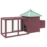  Kokošinjac boja kave 190 x 72 x 102 cm od masivne jelovine | shoptok.hr