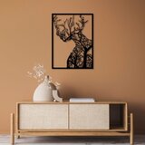 Wallity Zidna dekoracija Tree Woman-320, 52x70cm, Crna Cene