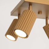  Stropna svetilka KARBON 4 zlata, (21626799) | Shoptok.si