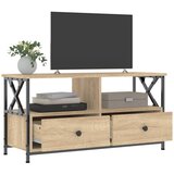 TV ormarić boja hrasta sonome 90 x 33 x 45 cm od drva i željeza | shoptok.hr