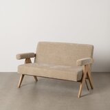 Ixia Bež sedežna garnitura iz šenilje 134 cm Rest – | Shoptok.si