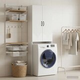  Kabinetska WC HOORN Bijela visokog sjaja 66 x 25 5 x 190 cm - Bijela visokog sjaja | shoptok.hr