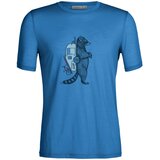 ICEBREAKER Men's T-Shirt Tech Lite II SS Tee Waschbar Wandering Azul cene