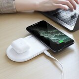 hoco. bežični punjač Dual-Power (CW23) - s Type-C kabelom, 10 W - crni | shoptok.hr