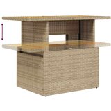  7-dijelni set vrtnih sofa s jastucima bež od poliratana bagrem | shoptok.hr