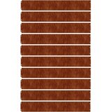  Rubnjaci za travnjak 10 kom fleksibilni 15x103 cm čelik COR-TEN | shoptok.hr